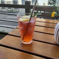 Lemonade at The Judgy Vegan in Brussels