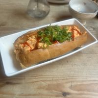 Lobster roll  at The Judgy Vegan in Brussels