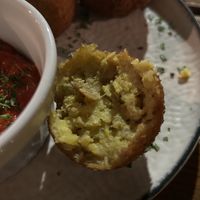 
Trio of homemade Arancini 10,50€  at The Judgy Vegan in Brussels
