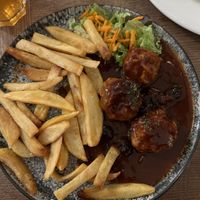 Boulet et frites  at The Judgy Vegan in Brussels