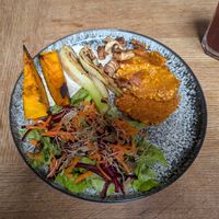 Savoury breakfast at The Judgy Vegan in Brussels