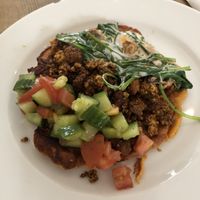 Omelette 😋 at The Judgy Vegan in Brussels