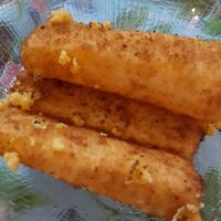 Cheese sticks at The Judgy Vegan in Brussels