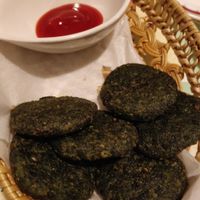 Green tikki at Namaskar in Sendai