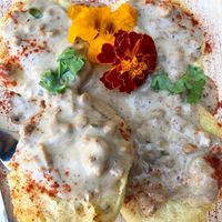 Biscuits and gravy (this was a special)  at Kollective Coffee & Tea in Hot Springs