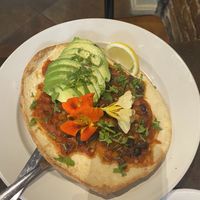 Frijoles rancheros  at Kollective Coffee & Tea in Hot Springs