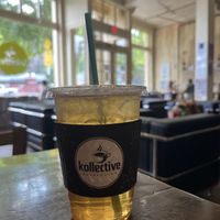 Iced peach tea   at Kollective Coffee & Tea in Hot Springs