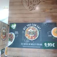 Buffet price - Sep 2018. at Vegg-Go in Vienna