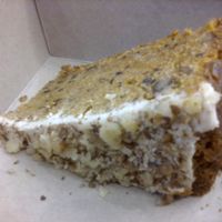 Carrot cake to take-away. at Vegg-Go in Vienna