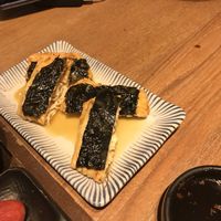 Tofu Sheet Roll with Golden Mushroom and Nori at Hoshina 穗科 - Zhongshan District in Taipei