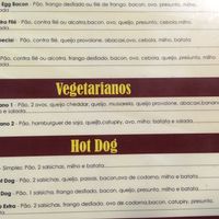 menu at Hora Extra Hamburgueria e Petiscos in Belo Horizonte