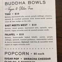 Vegan options  at Harriet & Oak in Rapid City