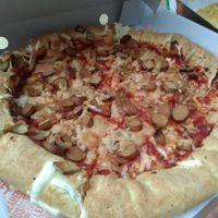 Stuffed crust worth the extra 2 quid at Zad's in Manchester