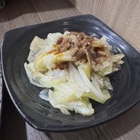 Greens with local specialty  at Chen Shi Xiong Su Rou Yuan in Taoyuan