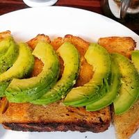Avocado on sourdough at Gillam's Tea Room in Ulverston