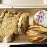 Vegan baked good options including lemon drizzle  at Blue Bay Cafe and Bakery in Dundrum