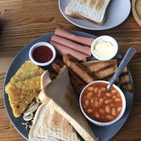 Huge portions! Yum yum yum... at Blue Bay Cafe and Bakery in Dundrum