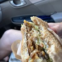 Double Mona Lisa  at Marty's V Burger in New York City