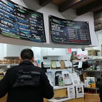 Counter at Marty's V Burger in New York City
