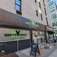 Front at Marty's V Burger in New York City