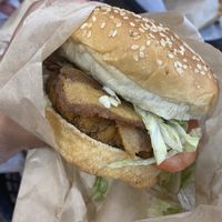   at Marty's V Burger in New York City