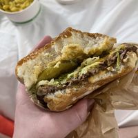   at Marty's V Burger in New York City