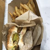 Delicious!!!!! at Marty's V Burger in New York City