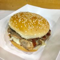 Shroom Burger at Marty's V Burger in New York City
