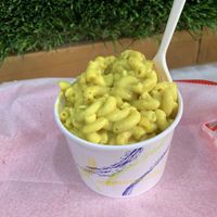 Large Mac and cheese at Marty's V Burger in New York City