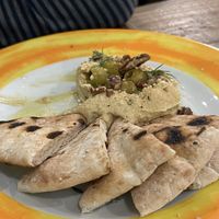 HEMP oil and chickpea hummus(With pita bread 4p)  at Hemp Cafe Tokyo in Tokyo