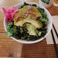 Avocado Rice Bowl at Hemp Cafe Tokyo in Tokyo