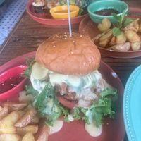 The KFC Burger: Great for Vegans on Christmas in Japan! at Hemp Cafe Tokyo in Tokyo