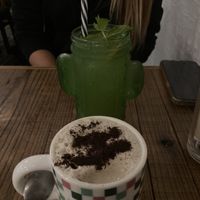 Roasted caffeine free sugar latte   at Hemp Cafe Tokyo in Tokyo