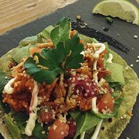 taco at Hemp Cafe Tokyo in Tokyo