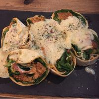 Cheese burrito at Hemp Cafe Tokyo in Tokyo