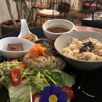 Burger meal - delicious  at Kururu in Nara