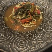 Organic. I got the tomato based broth    at Kururu in Nara