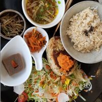 Tofu Hamburger Steak at Kururu in Nara
