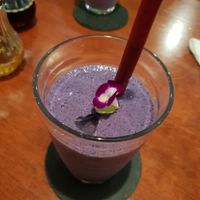 Blueberry smoothie at Kururu in Nara