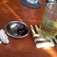 Beans with green tea  3 at Kururu in Nara