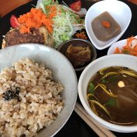 Hamburg meal  at Kururu in Nara