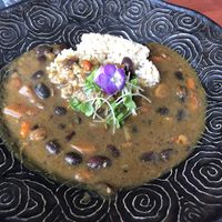 Mmm black bean curry at Kururu in Nara