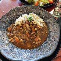 Curry rice at Kururu in Nara
