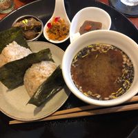 Rice ball set at Kururu in Nara