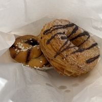 Crocus and kanelbullar  at Bagar'n Hornstull in Stockholm