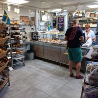 inside at Bagar'n Hornstull in Stockholm