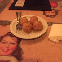 Fried banana  at Paradox Thai Food and Bar in Santorini