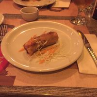 Spring roll at Paradox Thai Food and Bar in Santorini