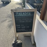  at Paradox Thai Food and Bar in Santorini