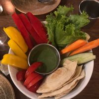 Creamy spinach dip at The Green Room in Taipei